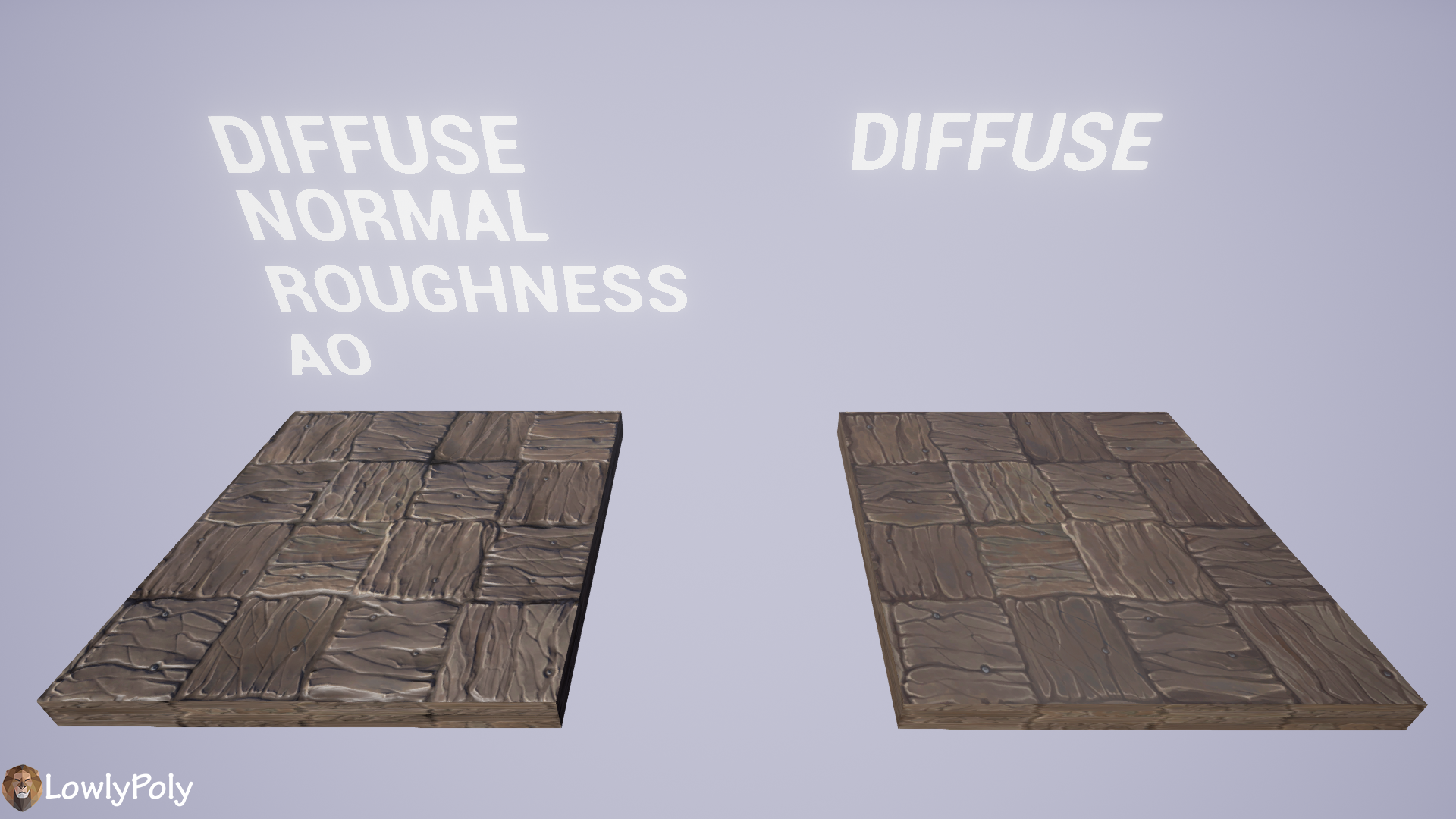 二次元卡通手绘自然木地板铺装游戏材质 虚幻4 ue4 Wood Vol.2插图3