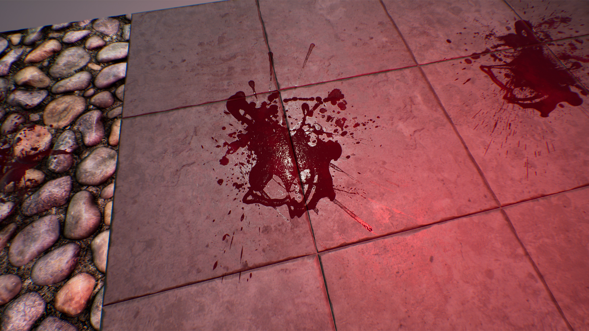 血渍 材质 虚幻4 UE4 Blood Additional Splashes And Washed