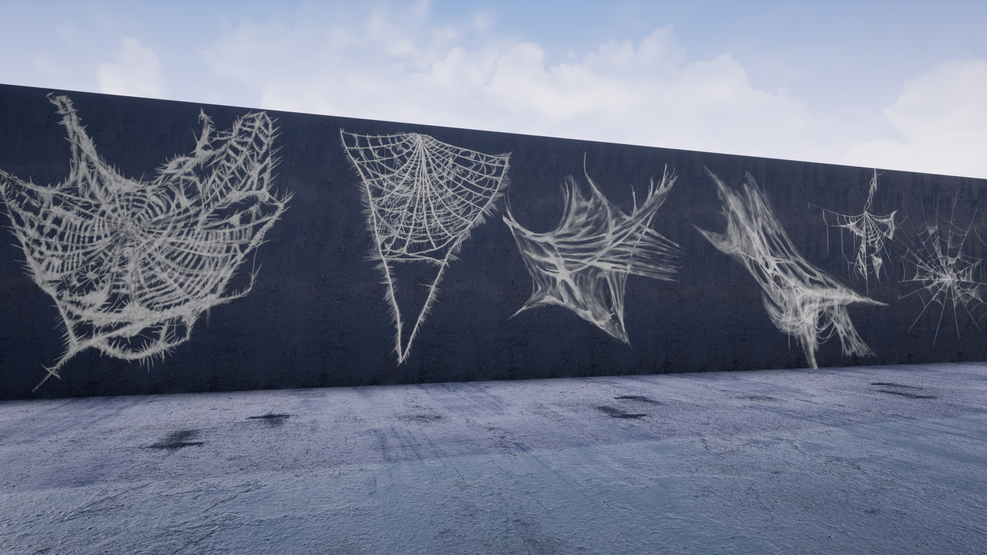 蜘蛛网 材质  纹理 合集 虚幻4 UE4 Spiderweb Collection插图1