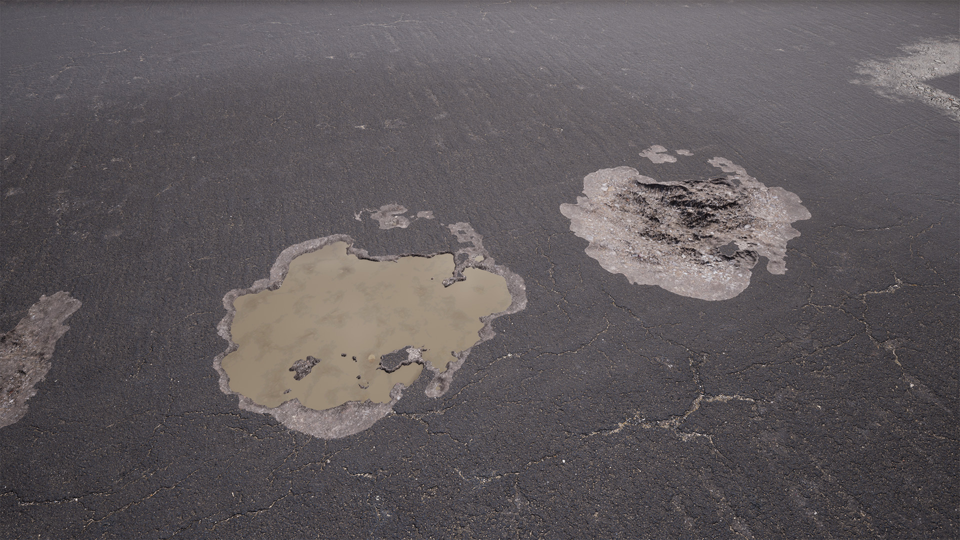 墙面道路损伤划痕污渍水潭贴花材质 虚幻4 ue4 Surface Decals插图13