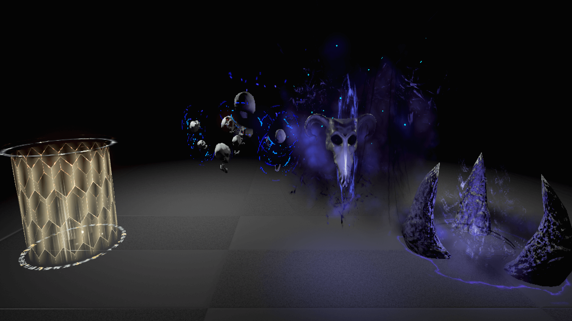 Advanced Magic FX 04 虚幻4 UE4 骨架 防御罩 骷髅 粒子 特效插图2