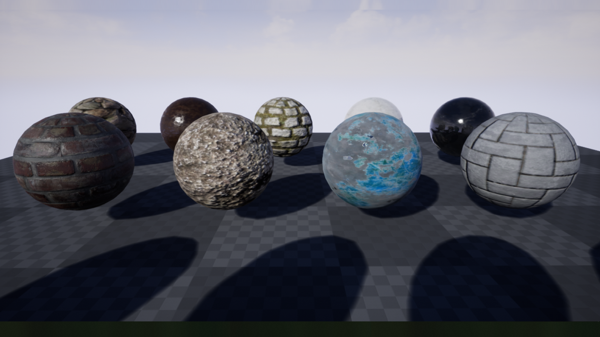 通用 材质 包 草地 地面 瓷砖 虚幻4 UE4 PBR Material Pack插图2