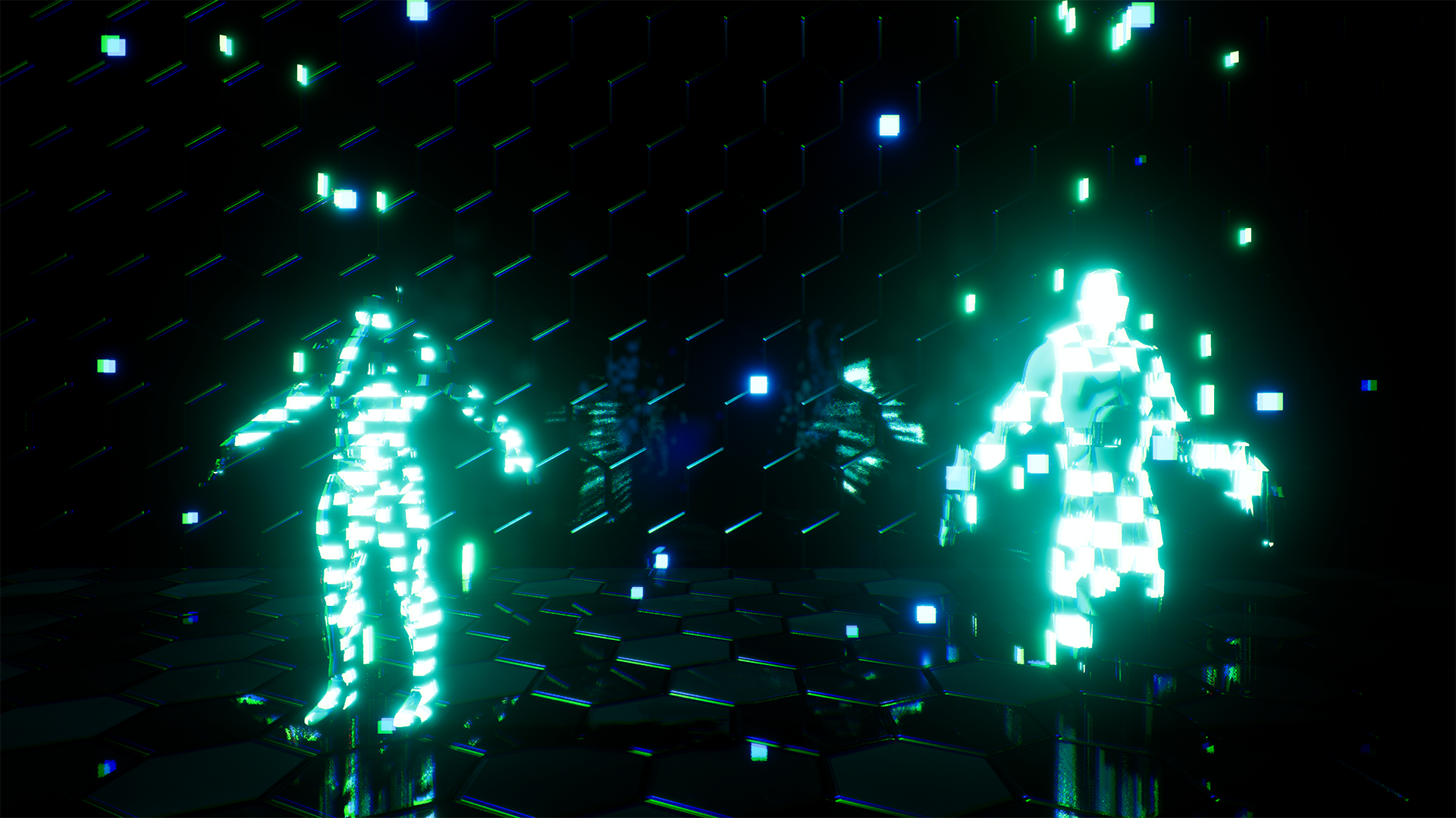 分离 溶解 传送 材质 特效 虚幻4 UE4 Dissolve Teleport Effect插图1