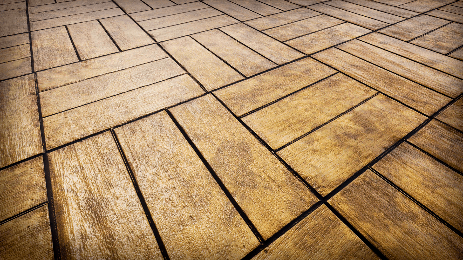 写实 木板 铺装 材质 虚幻4 UE4 Photorealistic Wooden Floors插图1