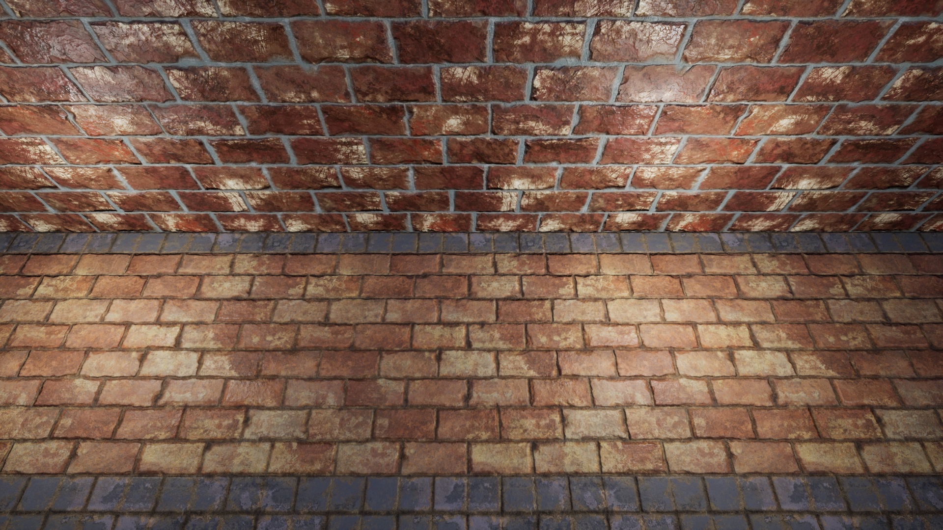 砖地 道路 铺装 墙面 材质 虚幻4 UE4 Brick Materials Vol 1插图1