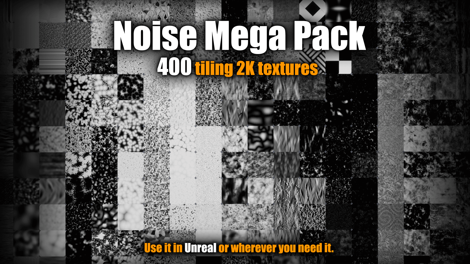 噪波 扰动 贴图 大全 虚幻4 UE4 400 Noise Texture Mega Pack插图3