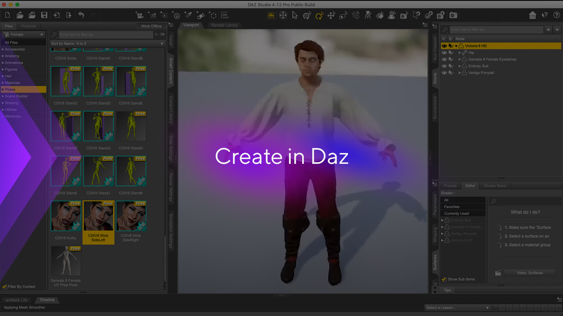 Daz角色简单导入生成 ue4虚幻4 插件 UE4 Daz To Unreal 423到426插图1