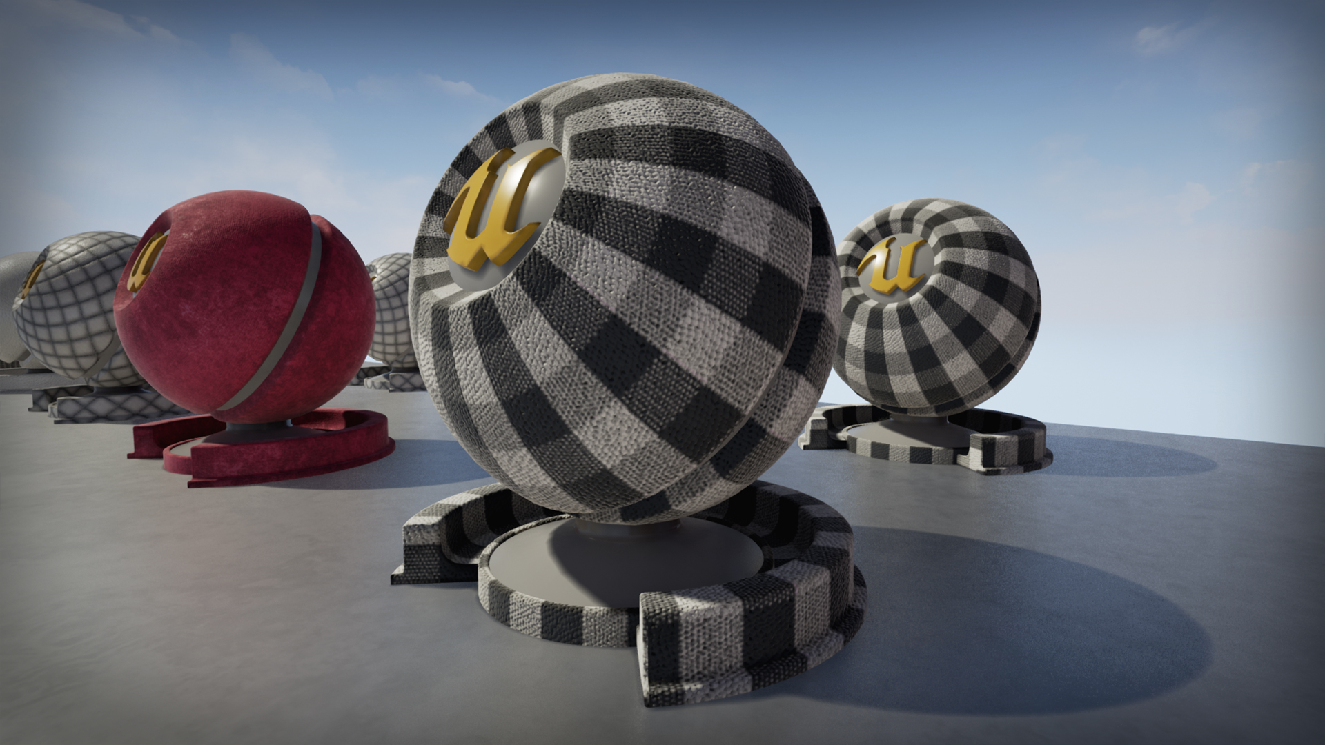 09 Cloth Materials 虚幻4 UE4 布料 衣料 纺织 材质 素材包