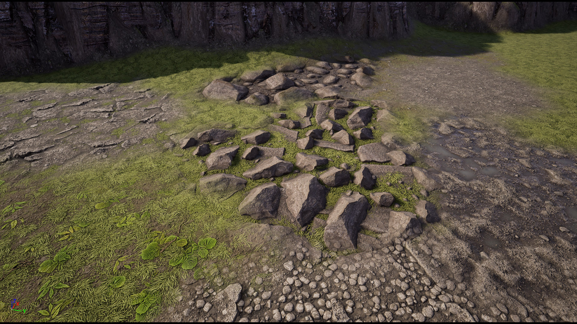 Terrain Materials VOL 2 虚幻4 UE4 地形 材质 画刷 素材插图2