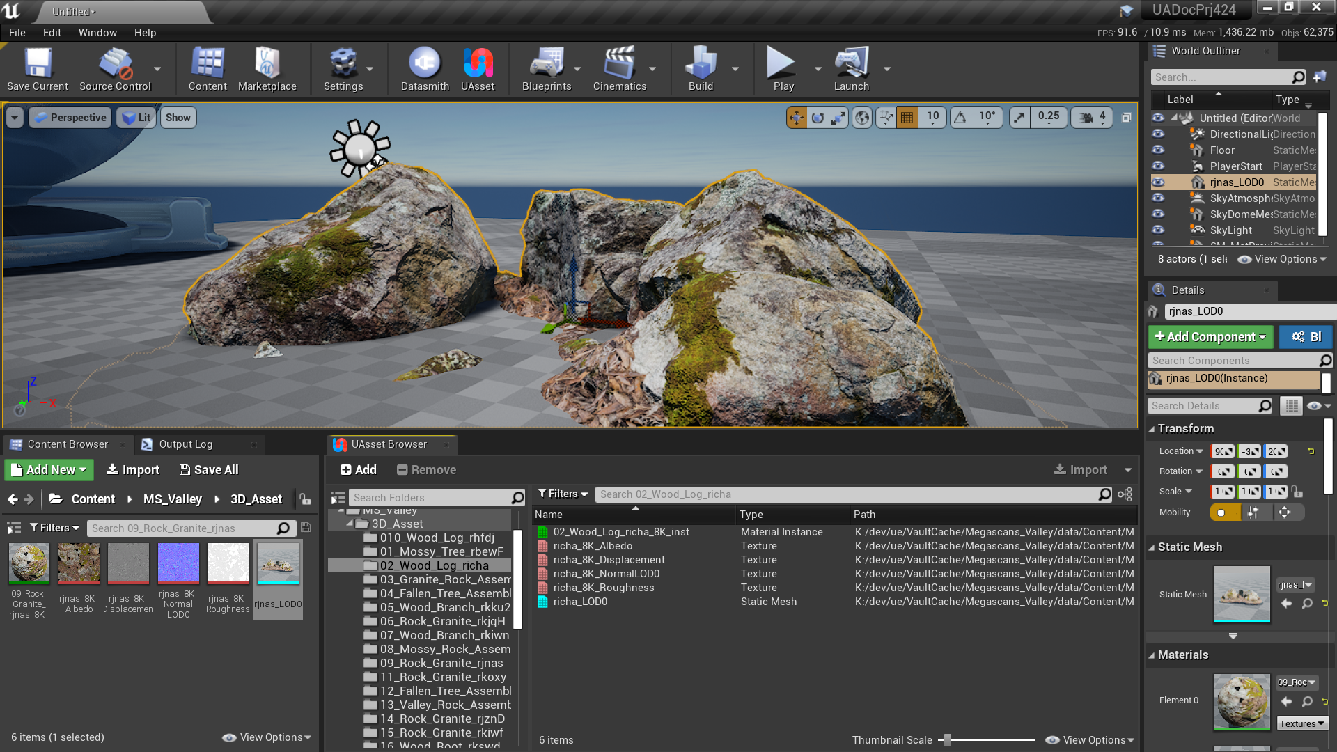 查看资源版本浏览导入 插件 虚幻4 UE4 UAsset Browser 422到426