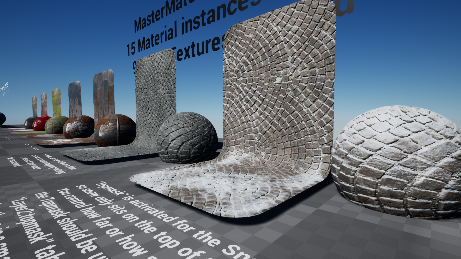 高级混合通用自然主材质合集 虚幻4 ue4 AllinOne MasterMaterial