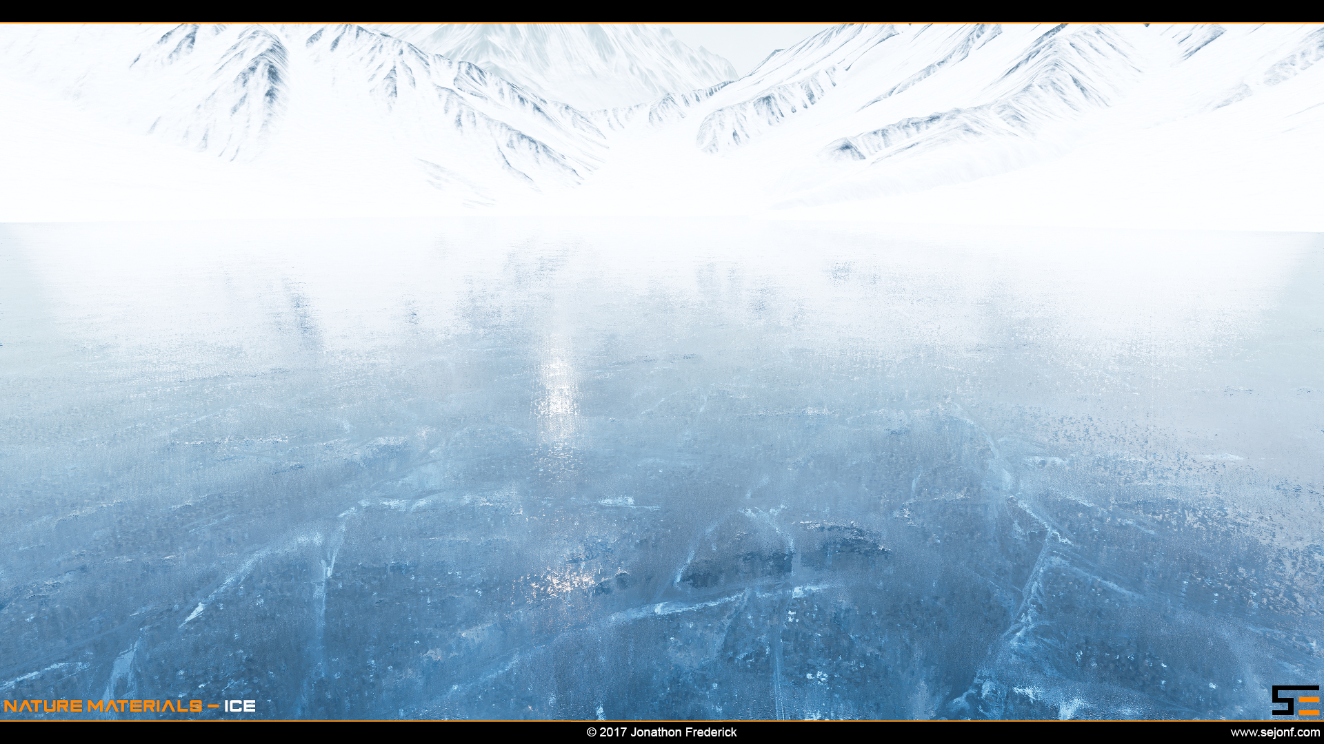 冰面 结冰 材质 冬天 极地 虚幻4 UE4 Nature Materials Ice插图2