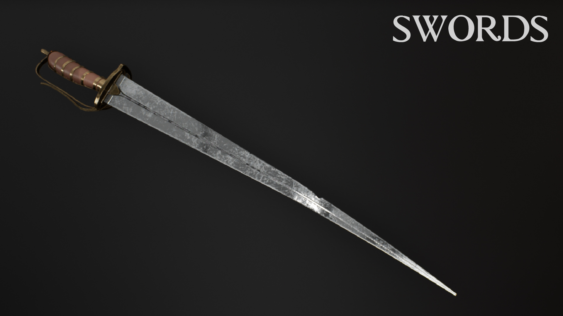 3A写实角色扮演刀剑游戏3D武器模型 虚幻4 ue4 AAA Swords Pack插图1