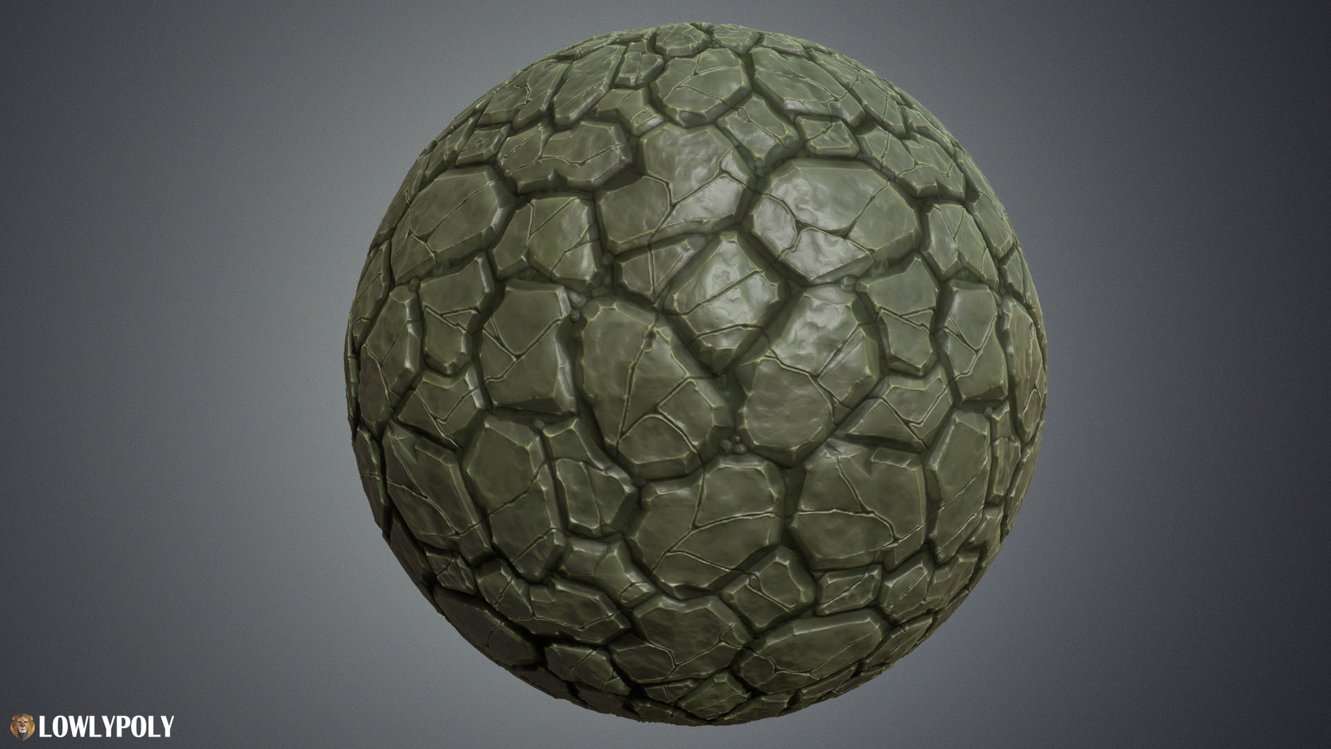 卡通 石地 砖地 裂缝 材质 虚幻4 UE4 Stone Tile Vol.06插图3