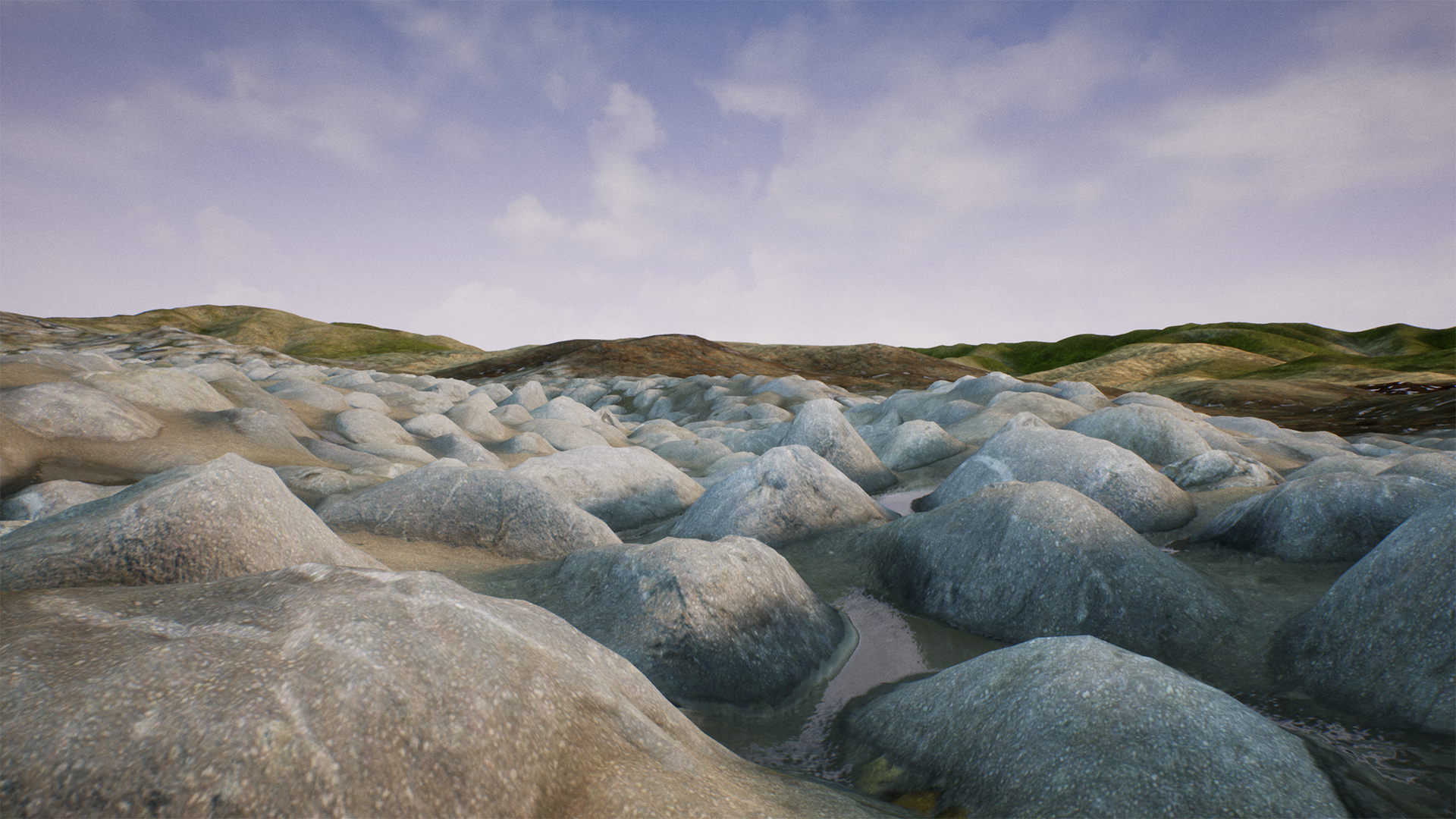 地形置换 偏移 材质 虚幻4 UE4 Displacement Landscape Material插图2