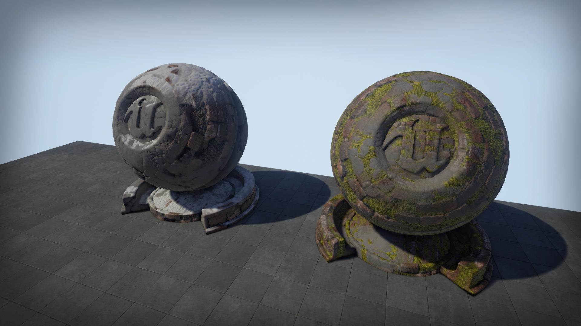 顶点渐变混合涂层材质 虚幻4ue4 Coating Vertex Material Shader插图2