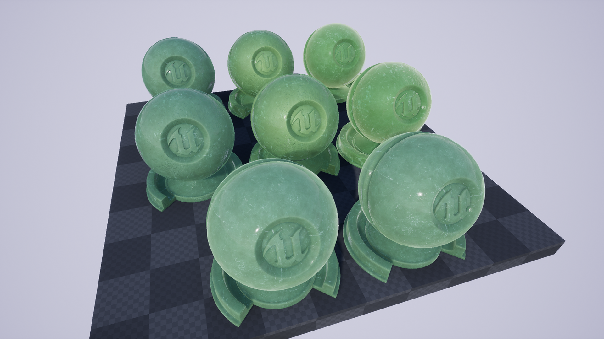 玉 翡翠 大理石 材质 虚幻4 UE4 Jade and Marble Material Pack插图2