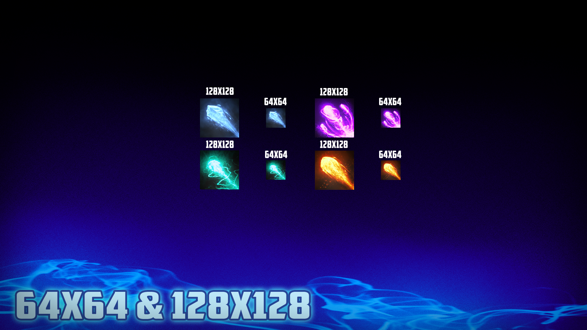 150 Fantasy Spell Icons Pack 虚幻4 UE4 技能 大招 图标 UI umg插图2