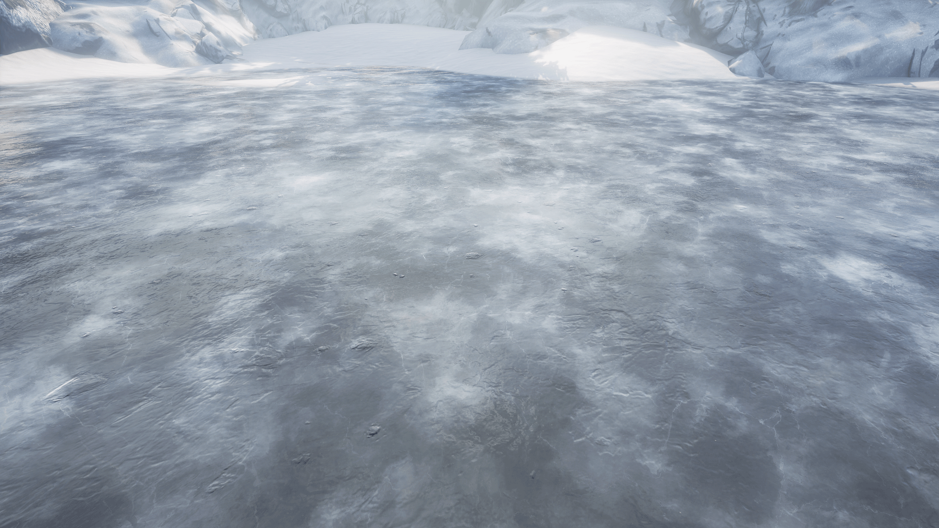 Ice World 虚幻4 UE4 冰雪世界 雪松 冰裂纹 官方商城 素材包插图2