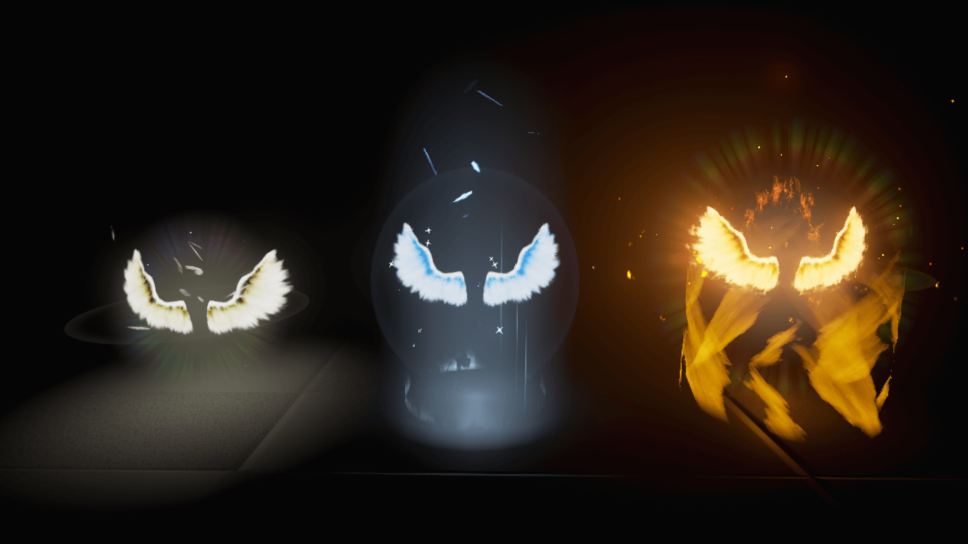 Advanced Magic FX 05 虚幻4 UE4 镭射光柱 翅膀 仪式阵 粒子插图2