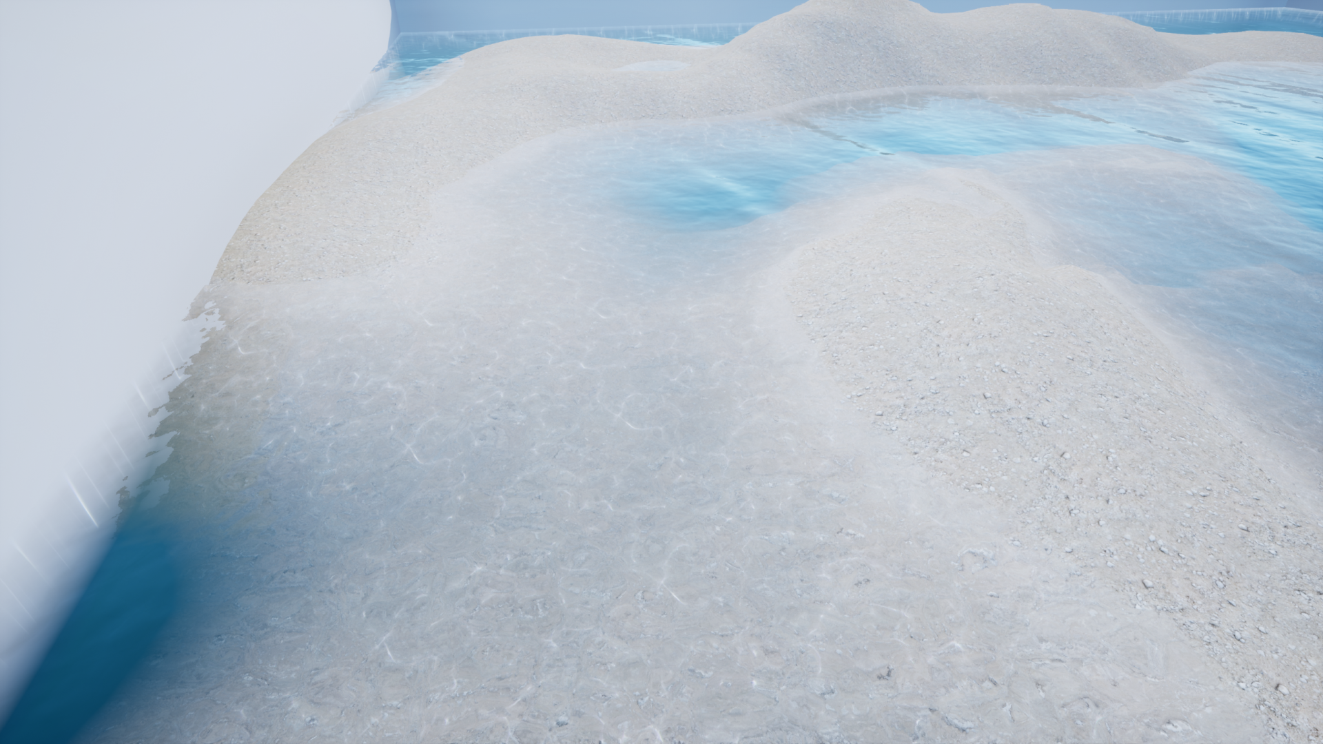 高级海岸水面涟漪波浪材质 虚幻4 ue4 Advanced Water Material插图1