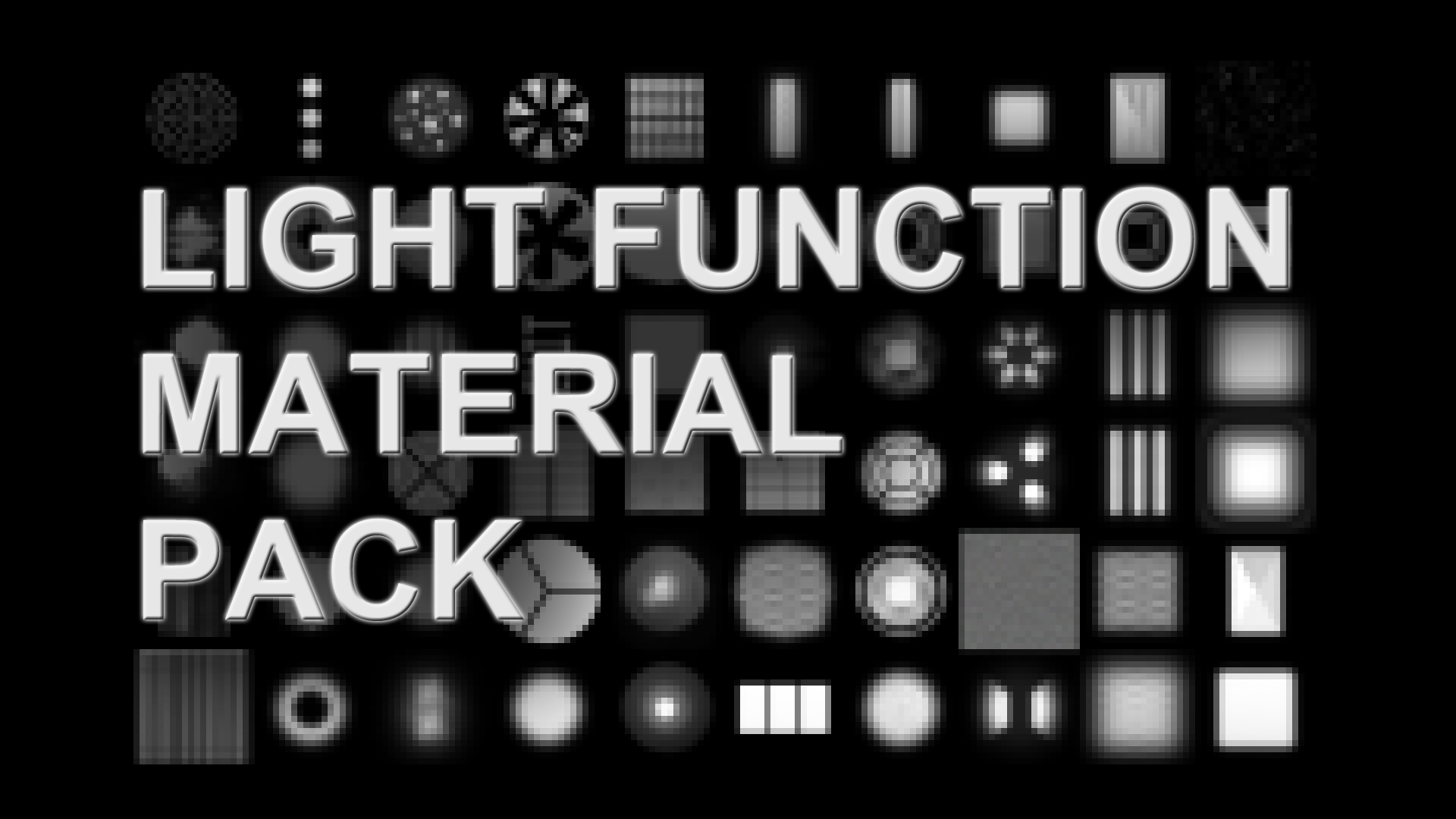 Basic Light Function Pack 虚幻4 UE4 灯光函数 基础包插图2