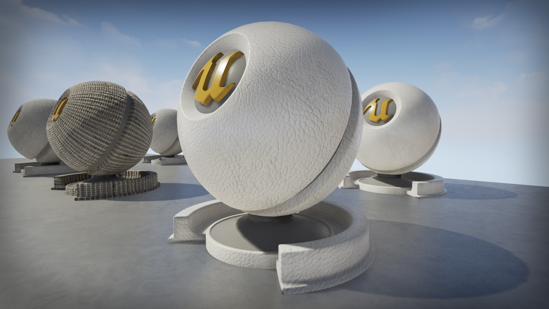 09 Cloth Materials 虚幻4 UE4 布料 衣料 纺织 材质 素材包插图1