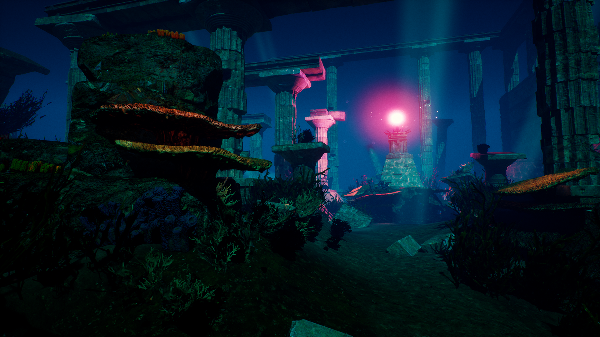 海底 神殿 遗迹 珊瑚 场景 虚幻4 UE4 Sharur s Underwater插图1