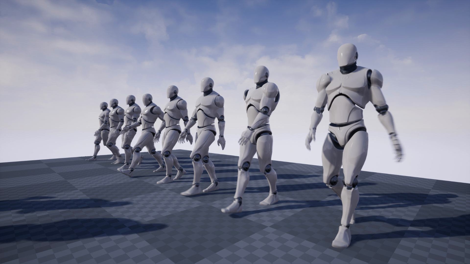 快跑走路运动角色动画 虚幻4 ue4 MoCap Cycle Animation Pack 01插图2