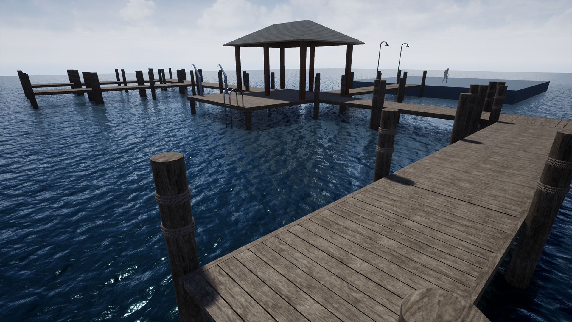 Procedural Docks 虚幻4 UE4 程序化 码头 生成 蓝图插图3
