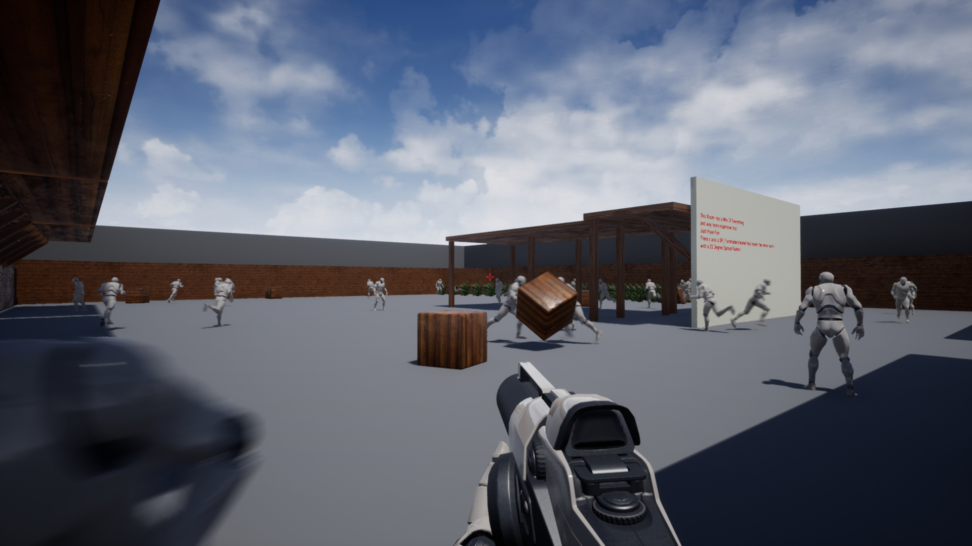 喷火枪引燃反馈游戏蓝图 虚幻4 ue4 Flamethrower With Flame Propagation 423插图9