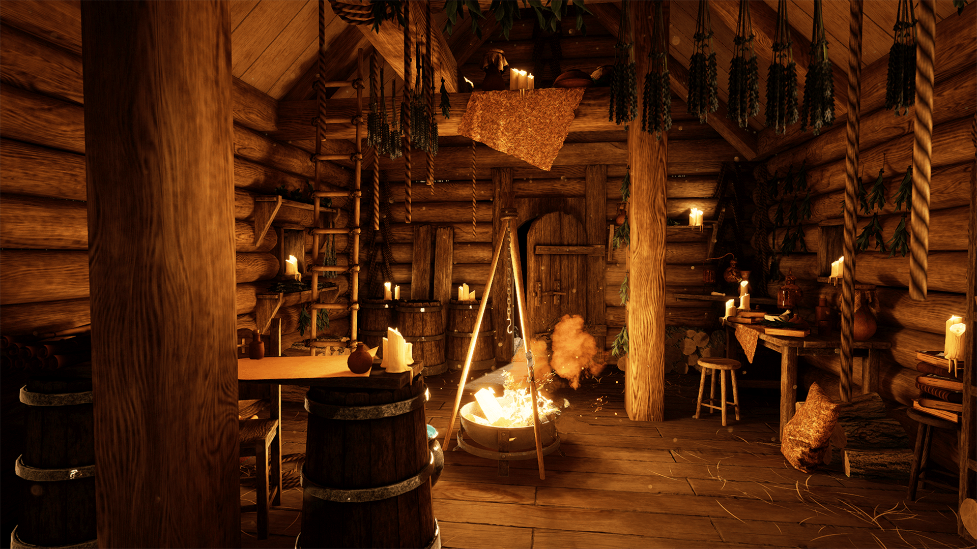 草药 医生 小屋 草棚 场景 环境 虚幻4 UE4 Herbalist Hut