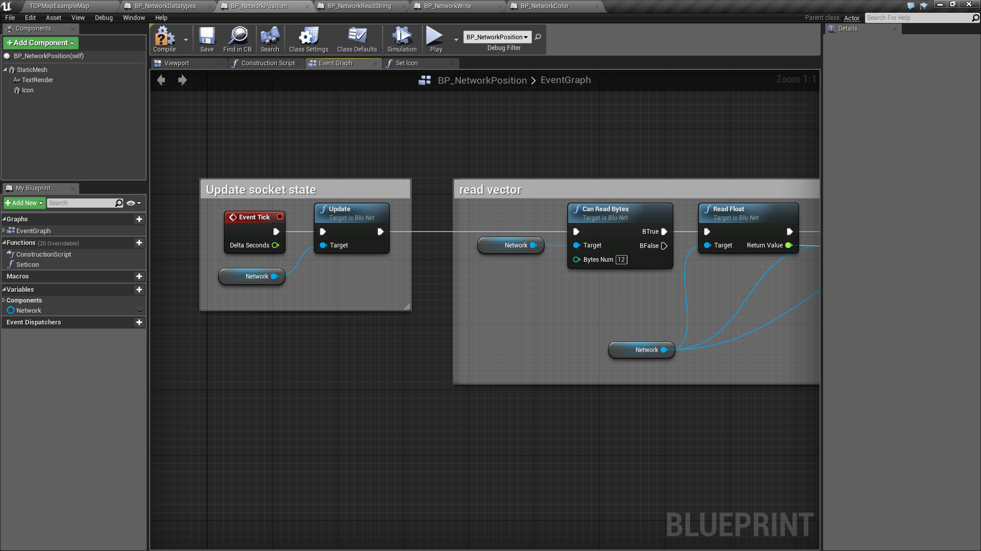 网络 网游 通信 传输 插件 虚幻4 UE4 TCP Blueprint Plugin 413插图3