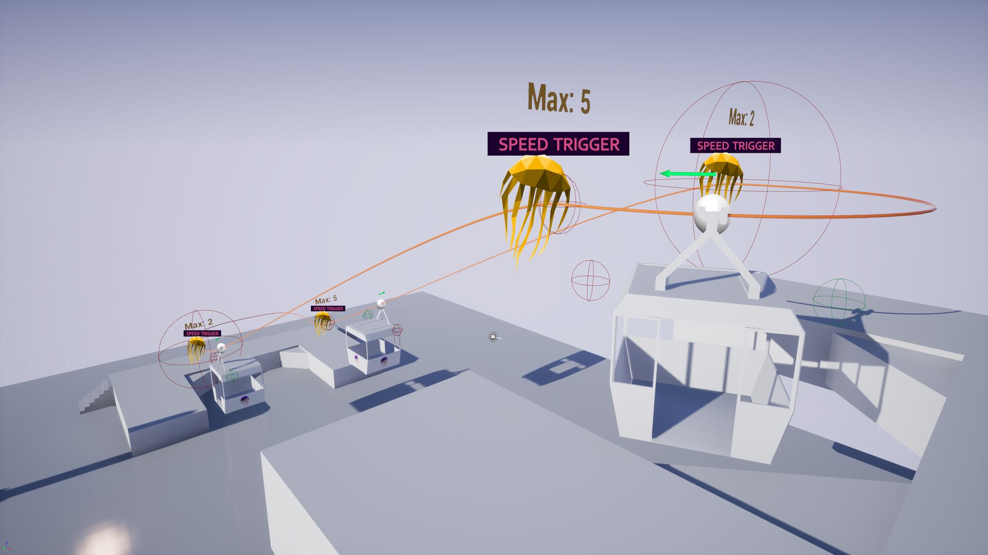 Train Rail Roller Coaster System  虚幻4 UE4 火车 轨道 过山车 蓝图插图1