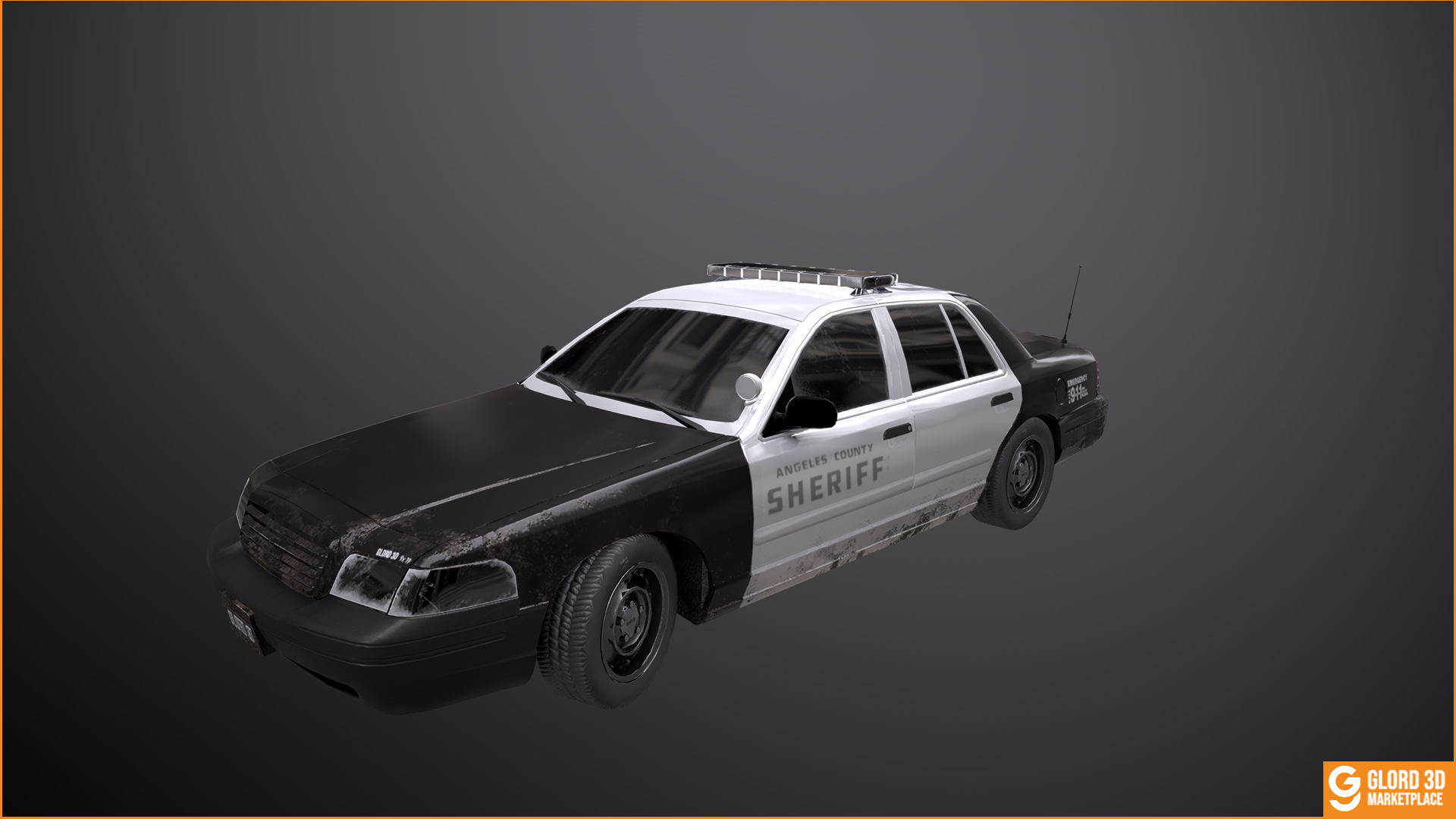 警车驾驶蓝图项目 虚幻4 ue4 Driveable Animated Police Car 426