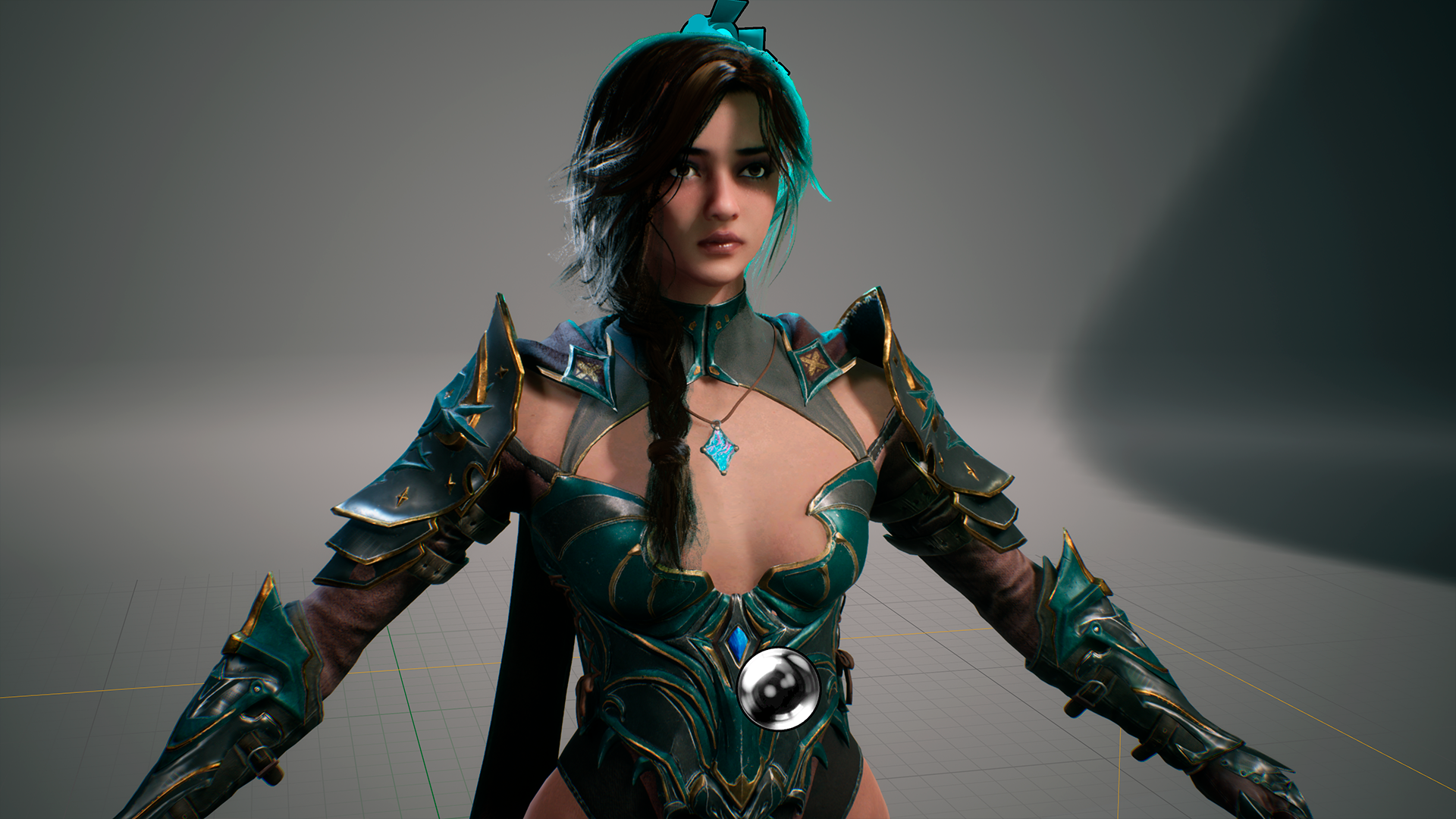 Assassin Girl 虚幻4 UE4 韩国 网游 女刺客 角色 动画插图1