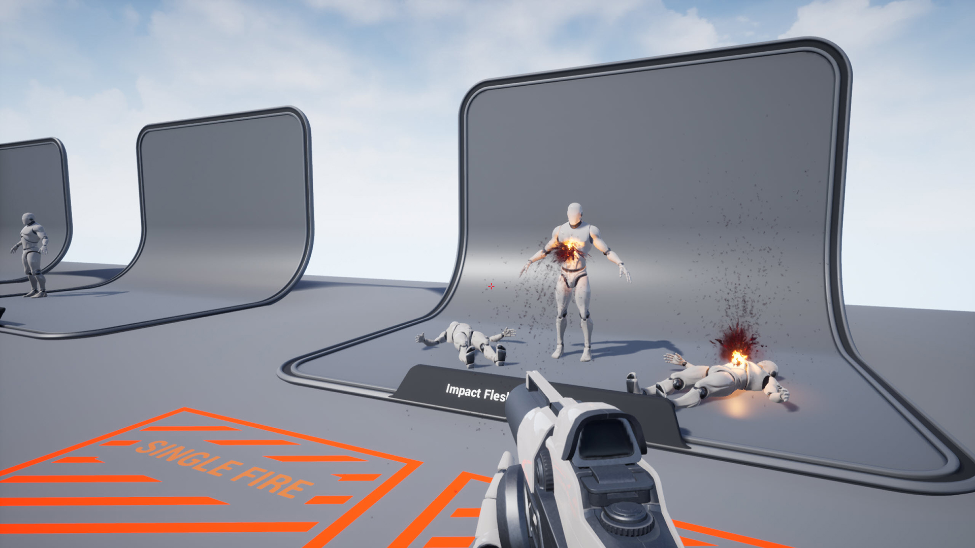 枪口 火焰 子弹 击中 爆炸 特效 虚幻4 UE4 Bullet VFX Pack插图3