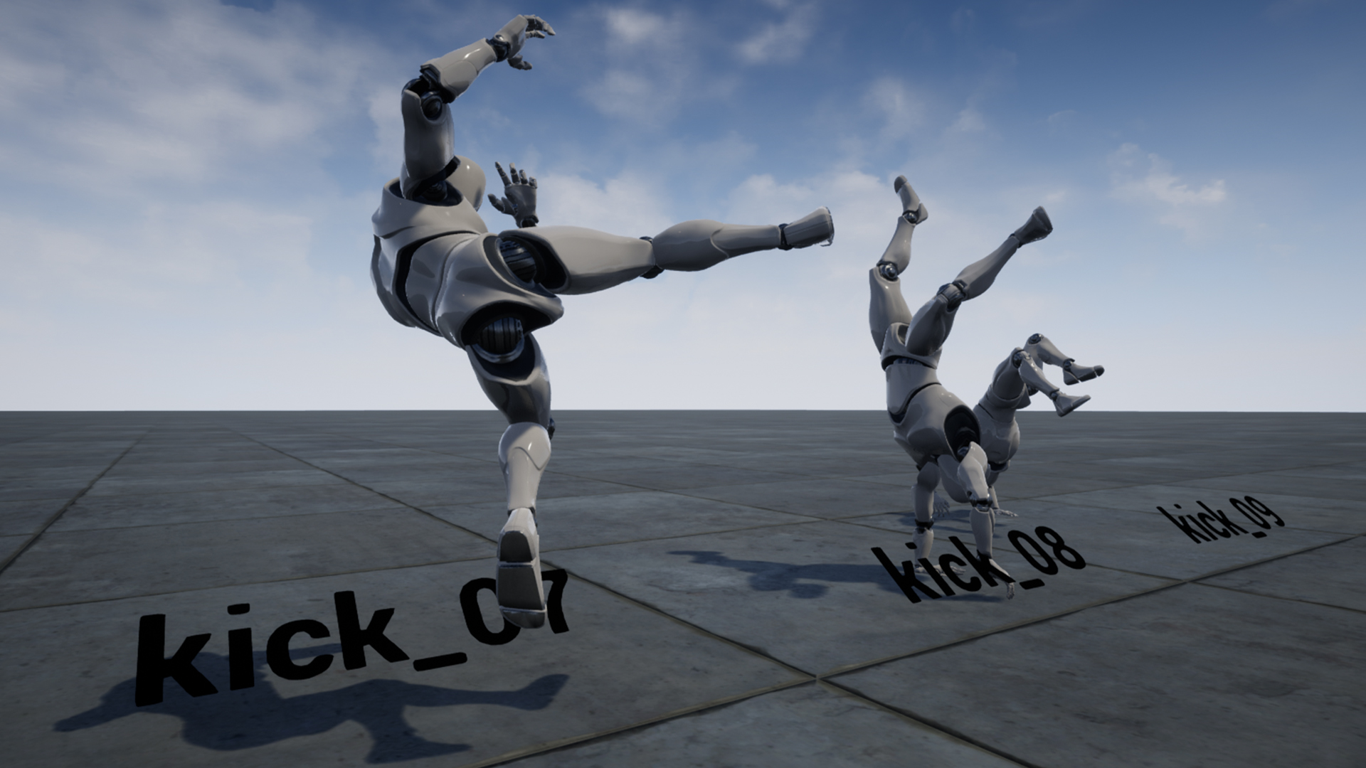 跳舞战舞特技杂耍游戏动画重定向 虚幻4 ue4 Capoeira Anim Set插图1