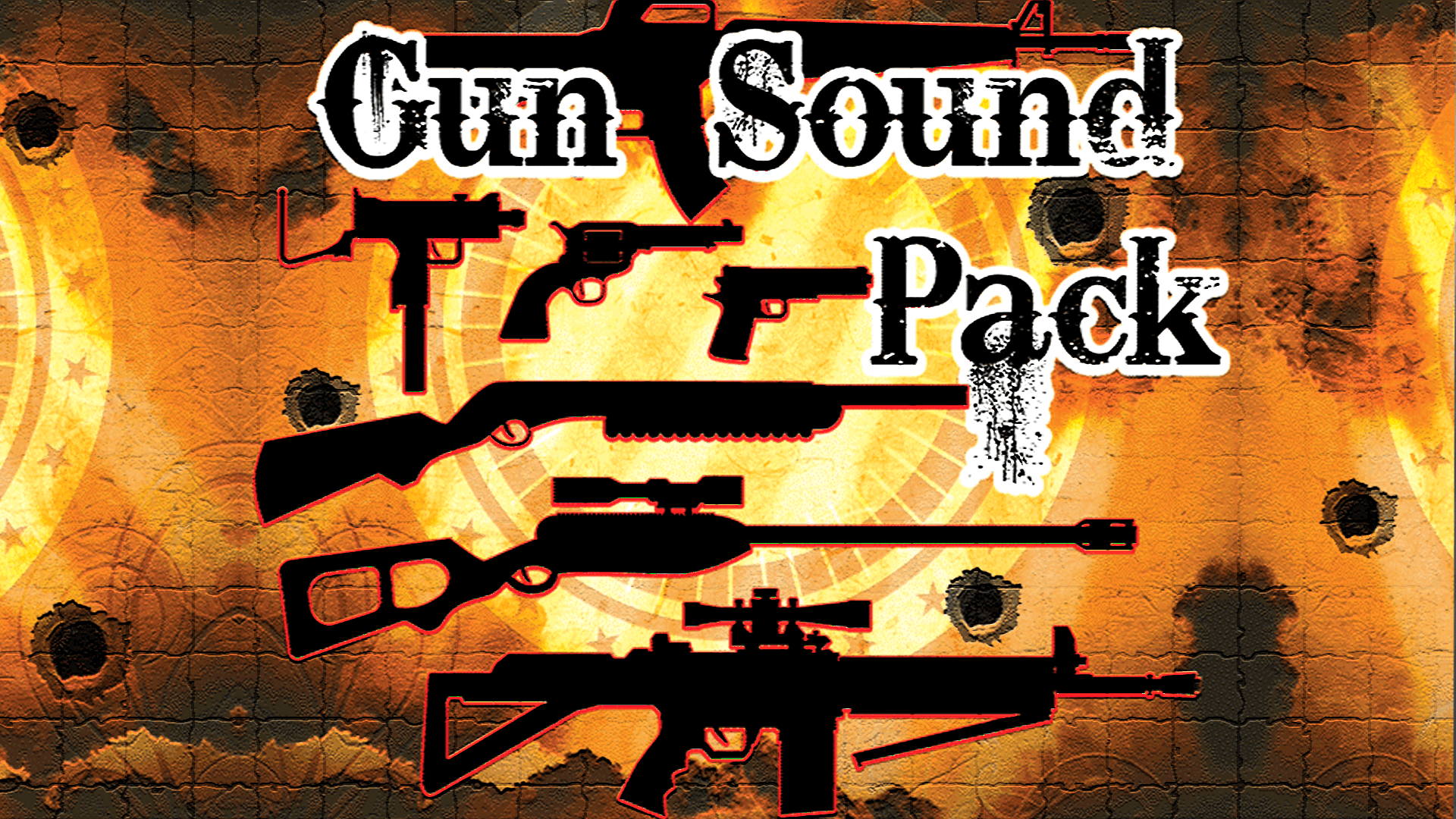 步枪 左轮 手枪 枪械 武器 声音 音效 虚幻4 ue4 Gun Sound Pack