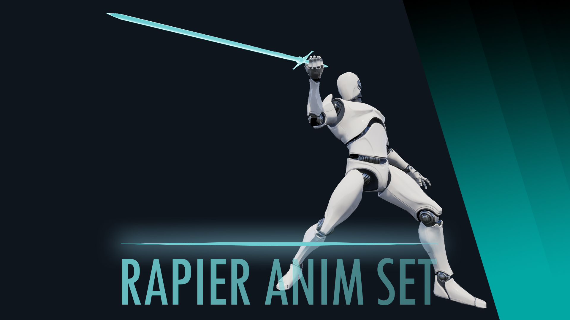 击剑 长剑 西洋剑 动画 特效 虚幻4 UE4 Rapier Anim Set