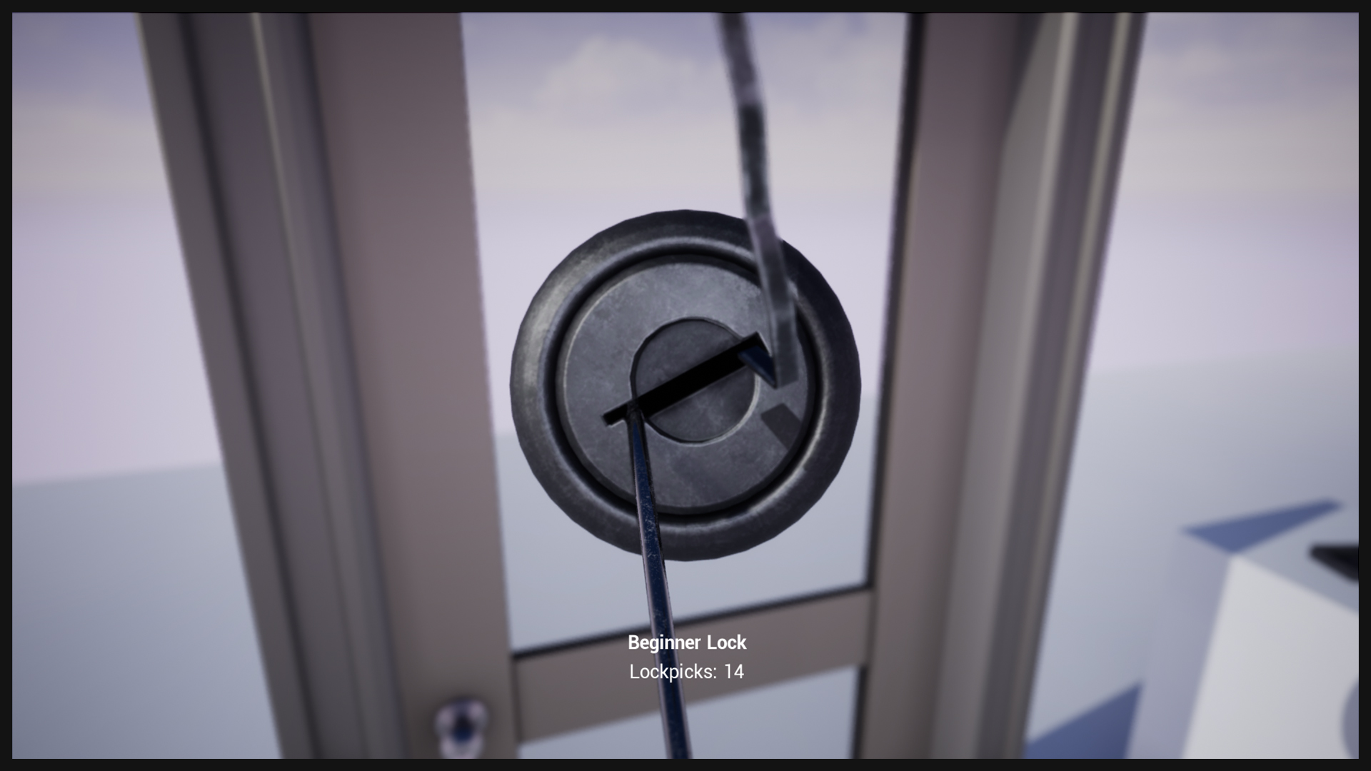 开锁 盗贼 小游戏 蓝图 虚幻4 UE4 Lockpicking Minigame System插图1