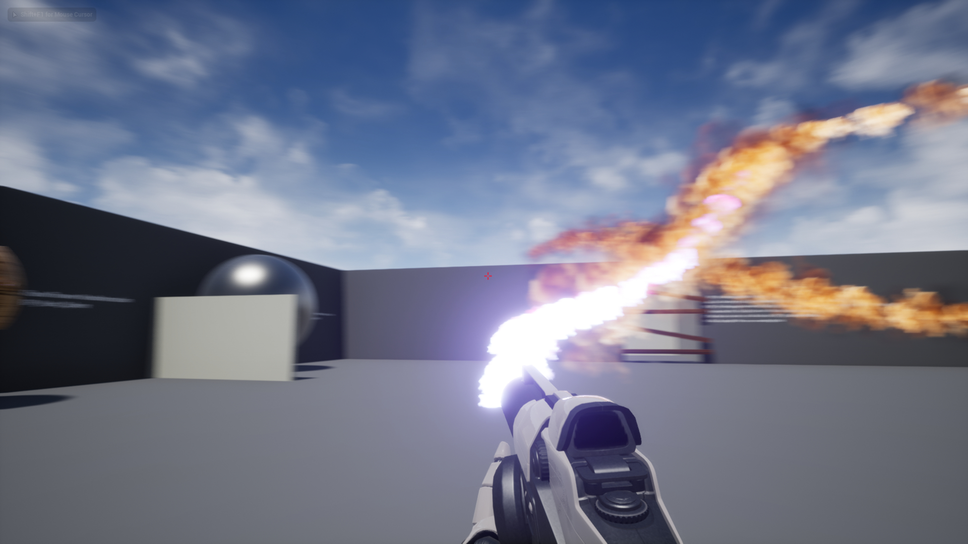 喷火枪引燃反馈游戏蓝图 虚幻4 ue4 Flamethrower With Flame Propagation 423插图4