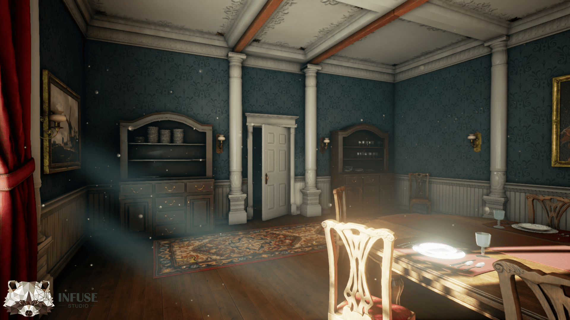 维多利亚 贵族 餐厅 室内 场景虚幻4 UE4 Victorian Dining Room插图3