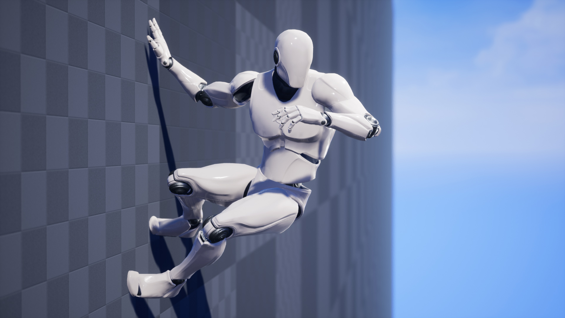 攀岩爬山八向跳跃动画重定向 虚幻4 ue4 Climbing Animation Set插图4