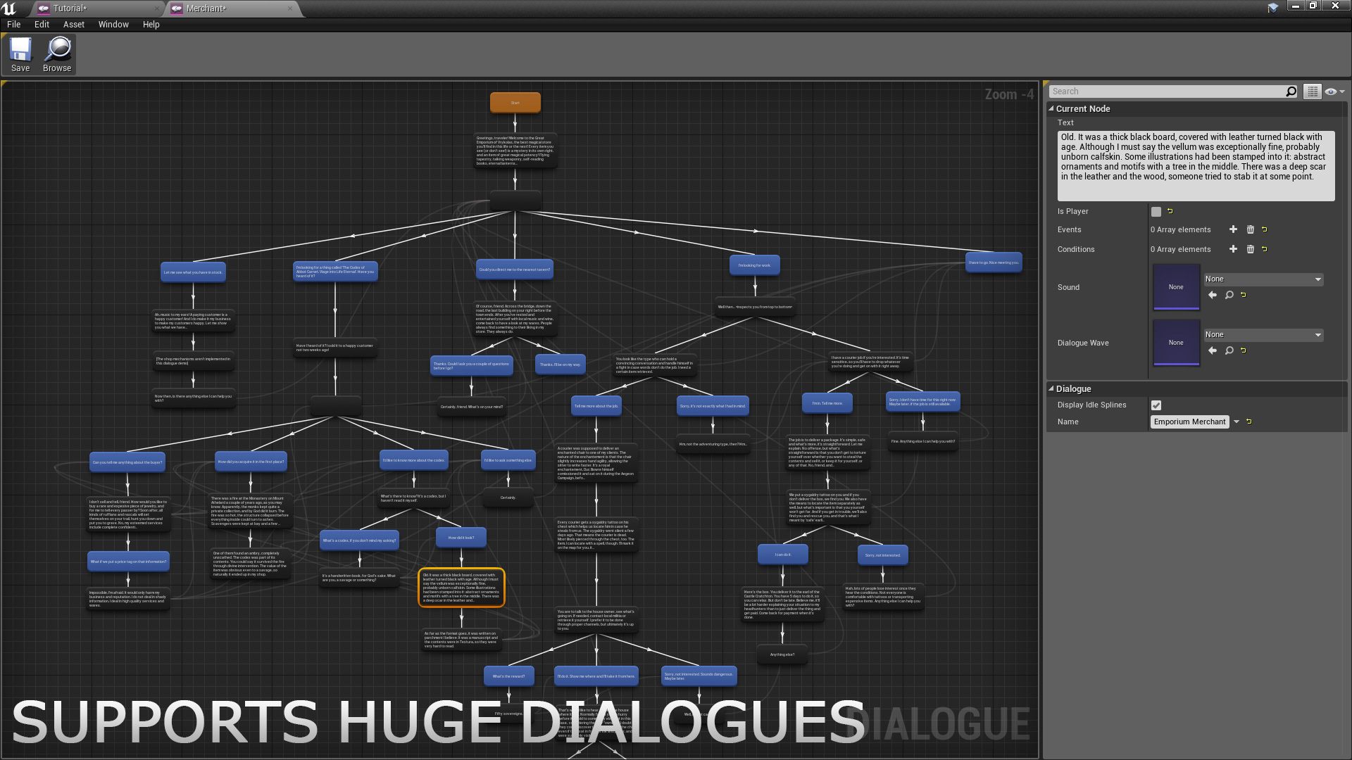 对话谈话交谈文本蓝图插件 虚幻4 ue4 Dialogue Plugin 426 427插图2