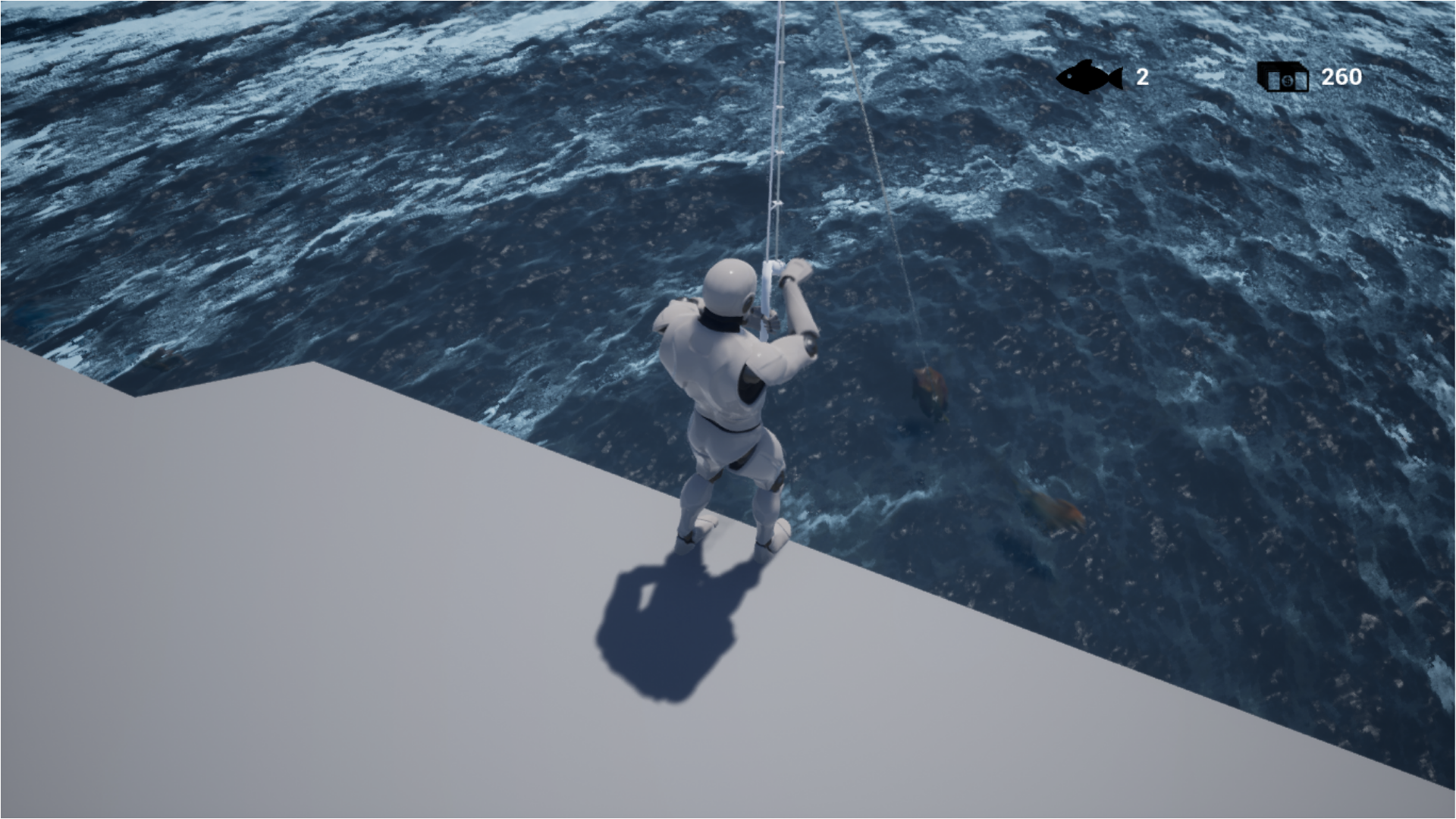 高级 钓鱼 垂钓 模板 虚幻4 UE4 Advanced Fishing Template插图2