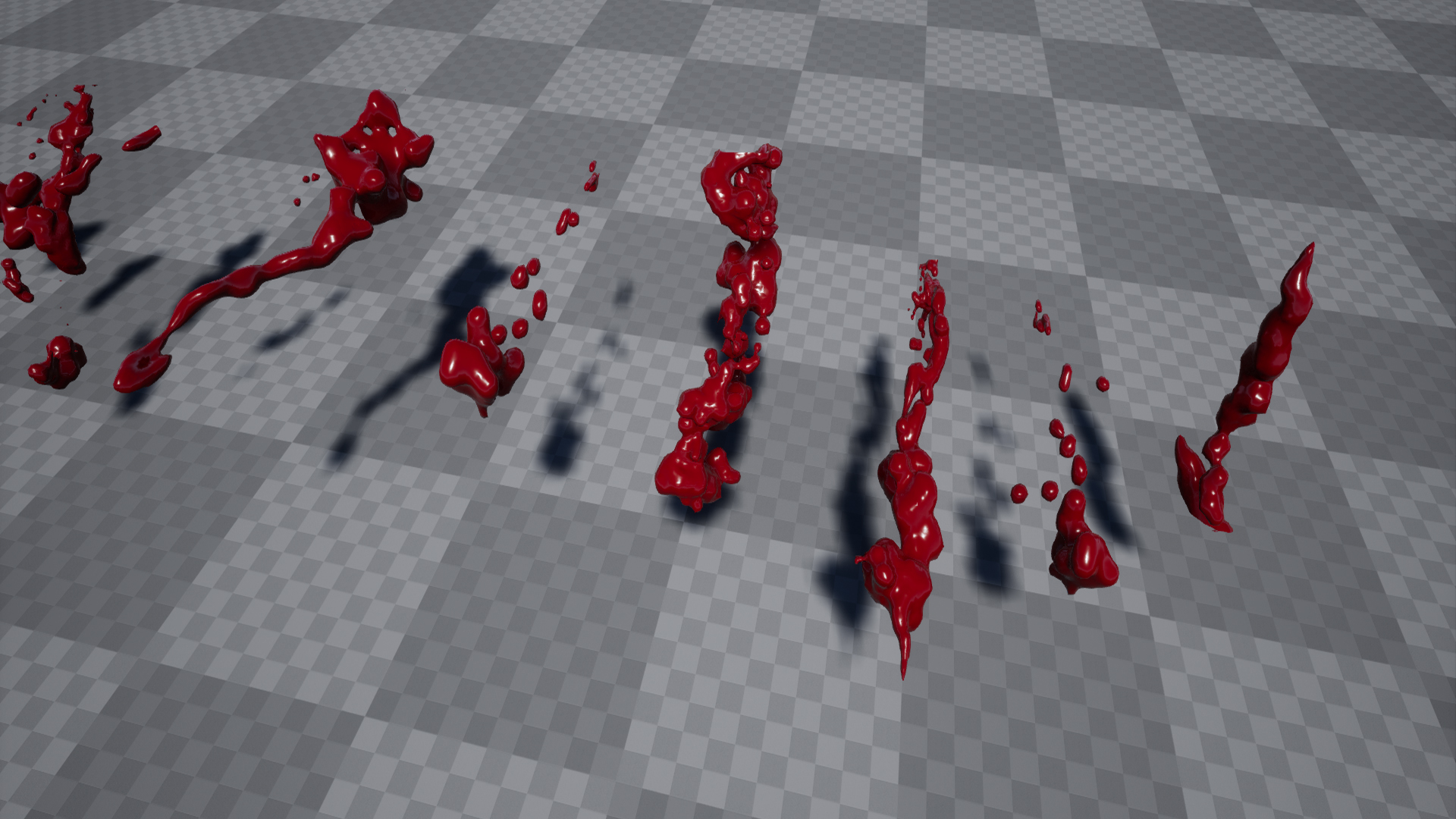 飞溅 血液 受伤 特效 虚幻4 UE4 Splash Damage Blood插图3