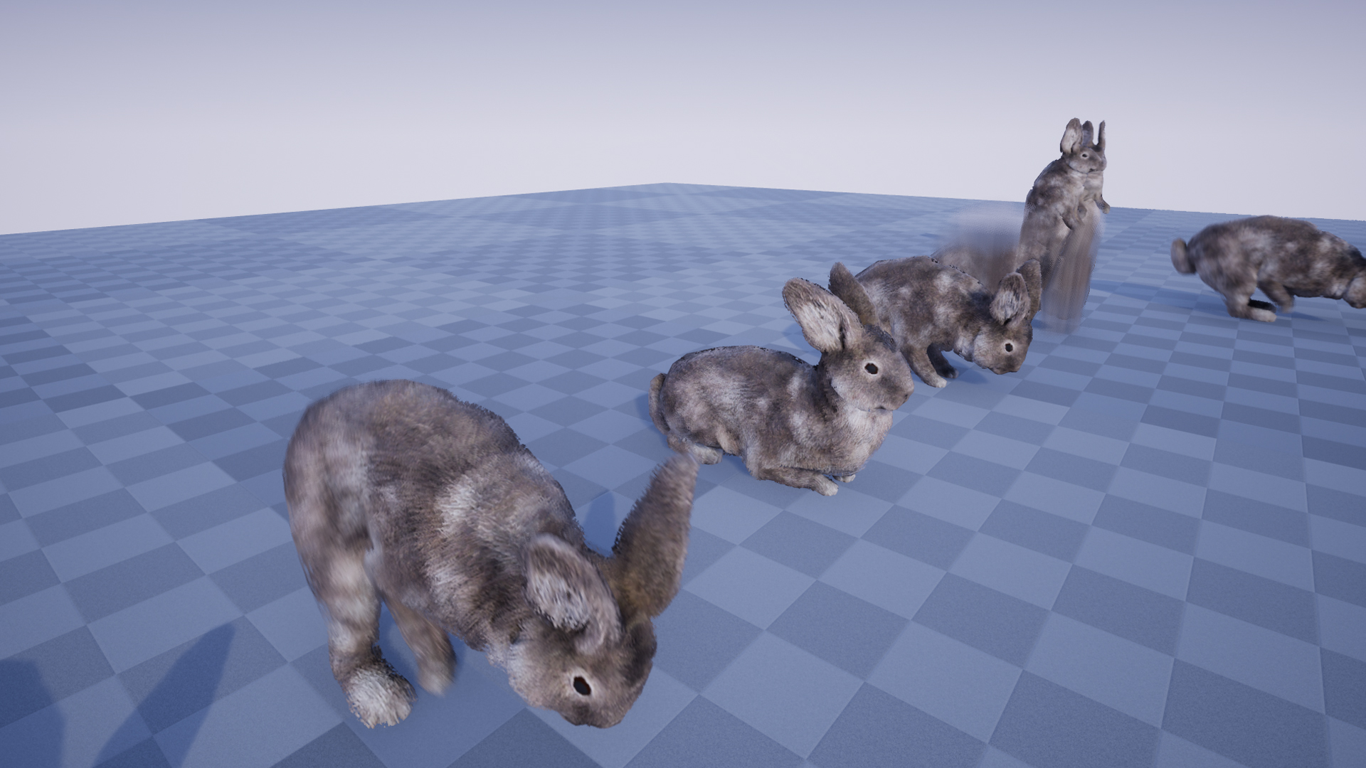 Forest Animals Pack 虚幻4 UE4 森林 动物 动作包 鹿 狐狸 兔子插图2