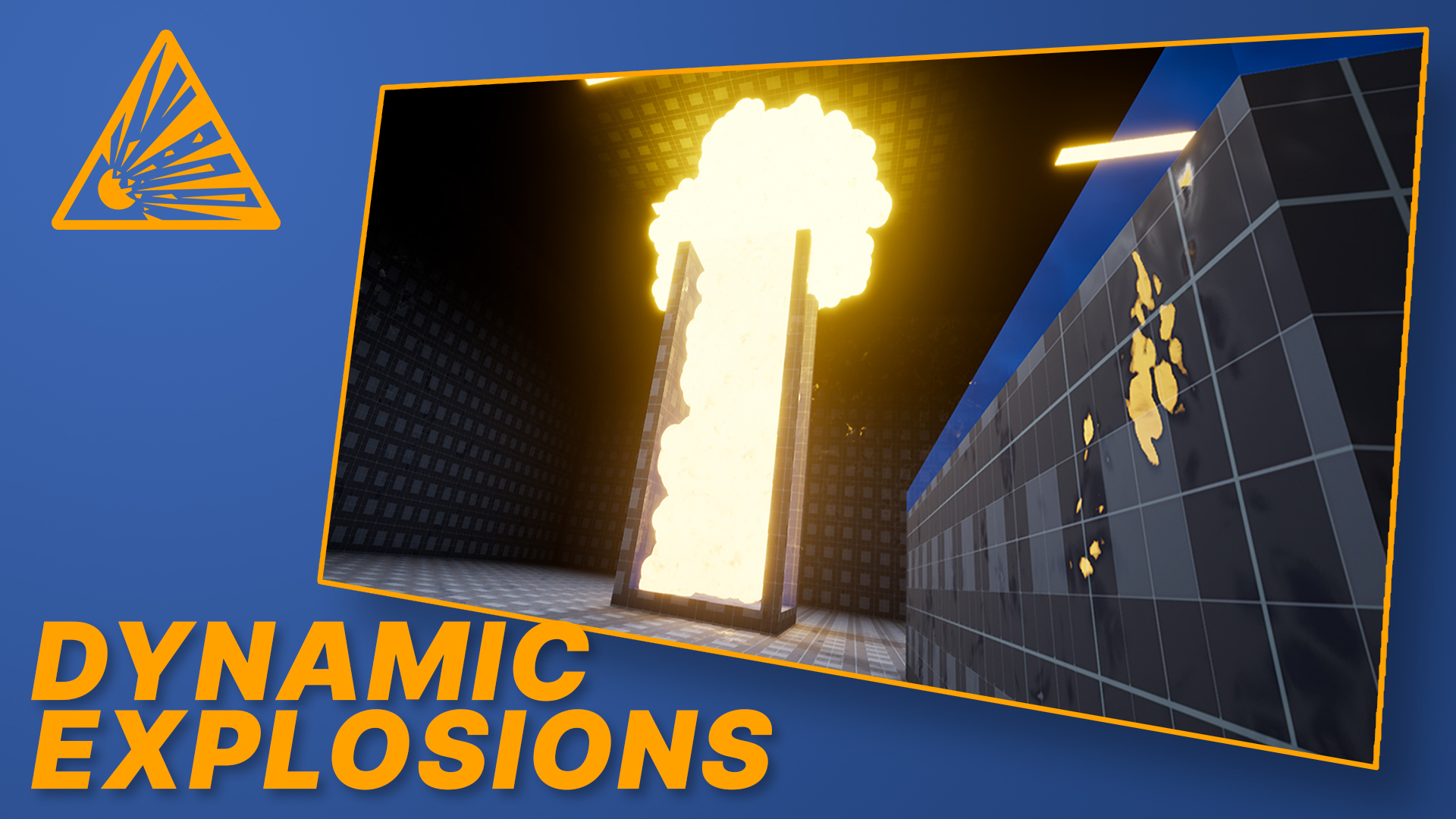 爆炸爆破特效扩散灾难模拟蓝图 虚幻4 ue4 Dynamic Explosions