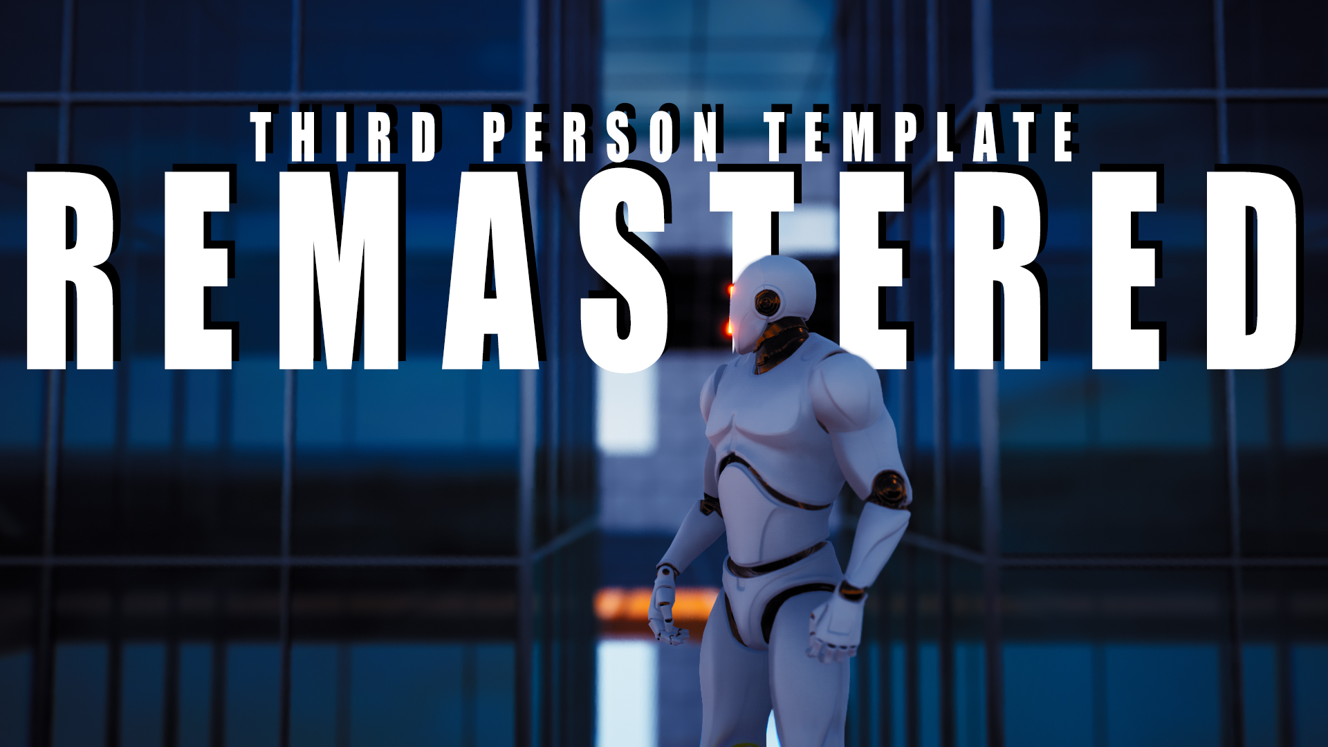 第三人称运动游戏蓝图 虚幻4 ue4 Third Person Template [Remastered] v3 426